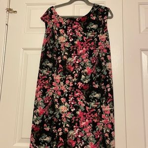 Plus sized, floral dress